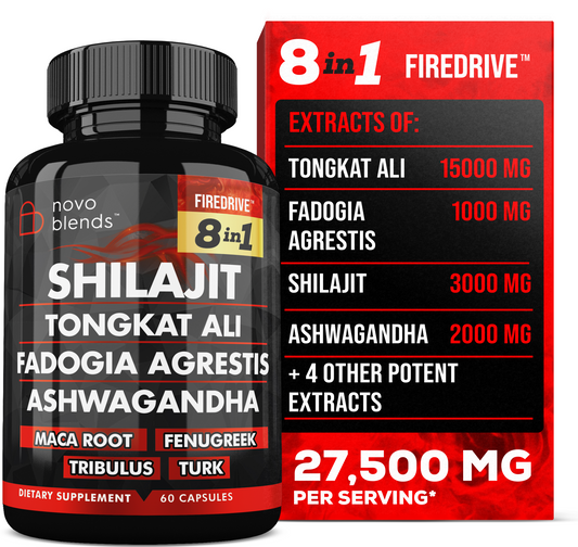 8-in-1 Shilajit Vitality Blend FireDrive Supplement