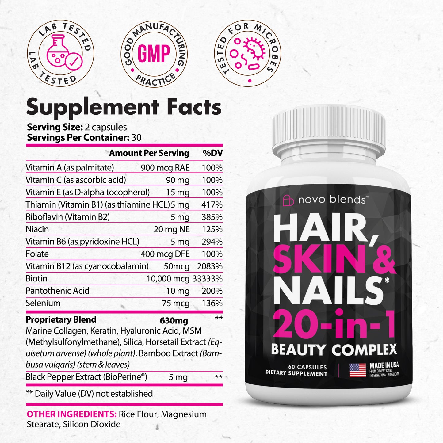 Hair, Skin & Nails 20-in-1 Beauty Complex